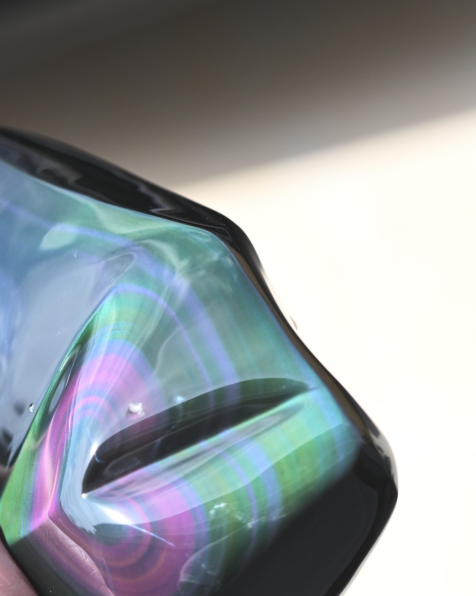 Rainbow Obsidian Abstract Freeform 4in