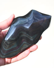 Rainbow Obsidian Abstract Freeform 4in