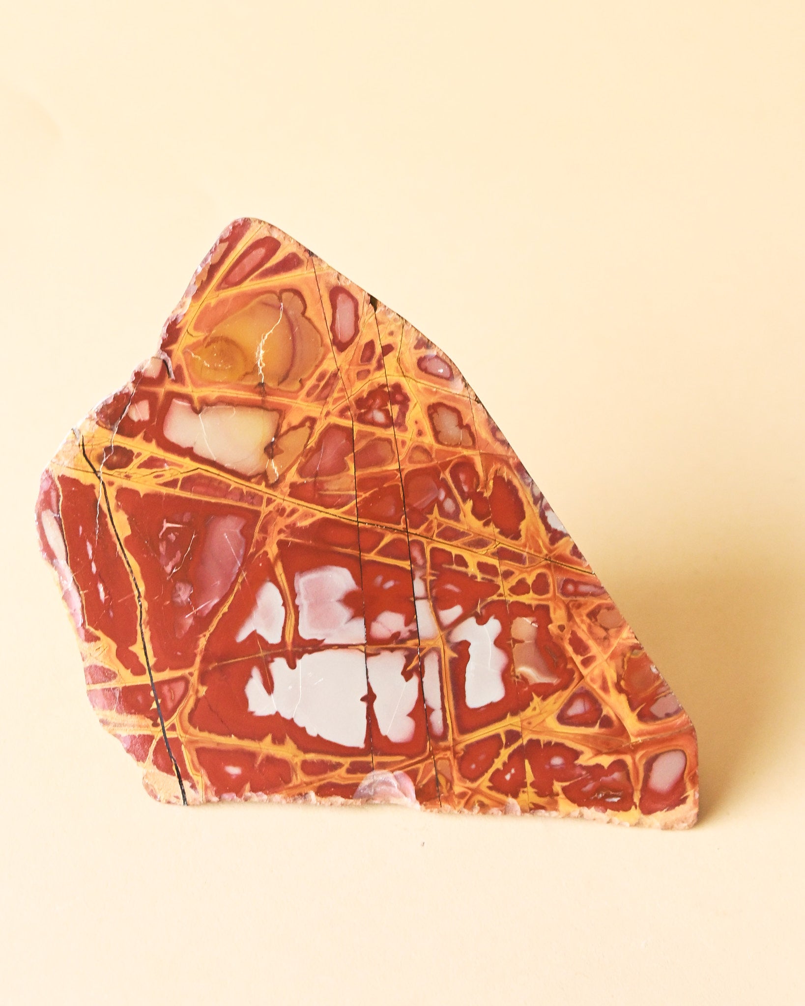 Noreena Jasper Slab | Australia - jasper crystal polished slab in natural light