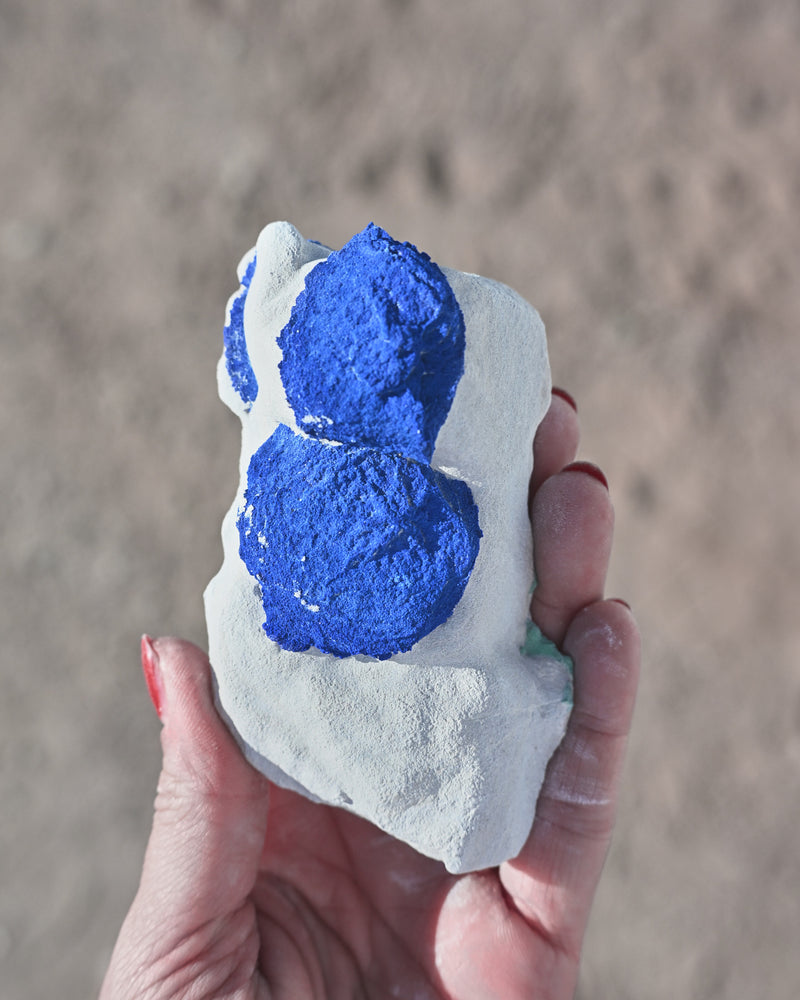 Rare Azurite Sun Specimen