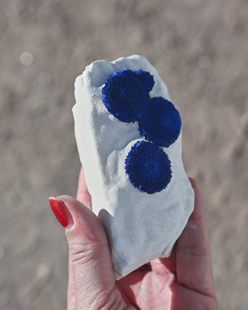 Rare Azurite Sun specimen