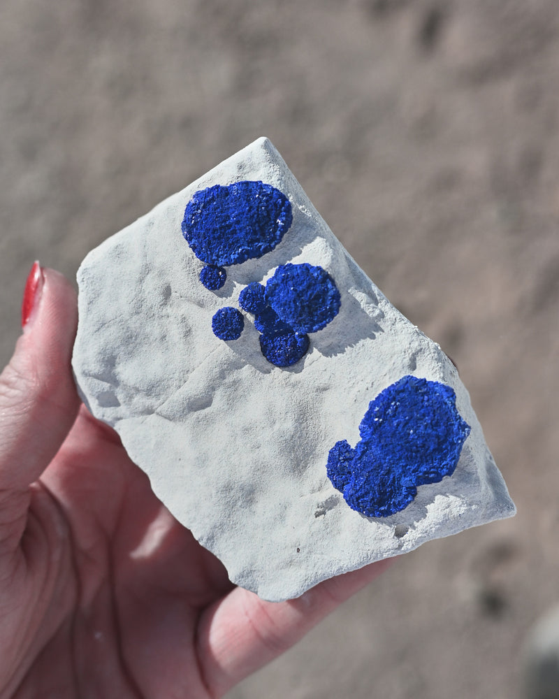 Rare Azurite Sun specimen 136g $268.00