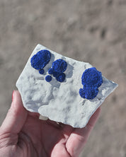 Rare Azurite Sun specimen