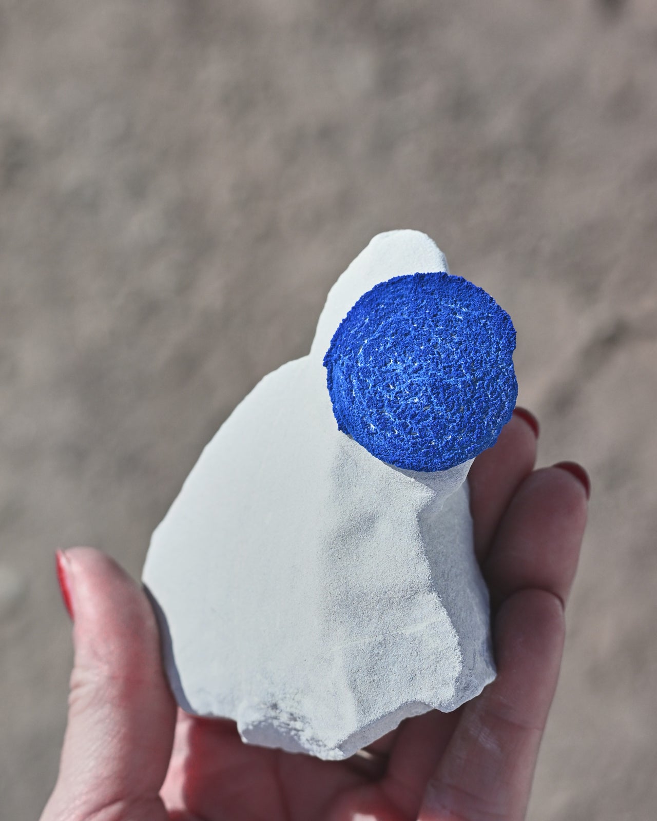 Rare Azurite Sun specimen