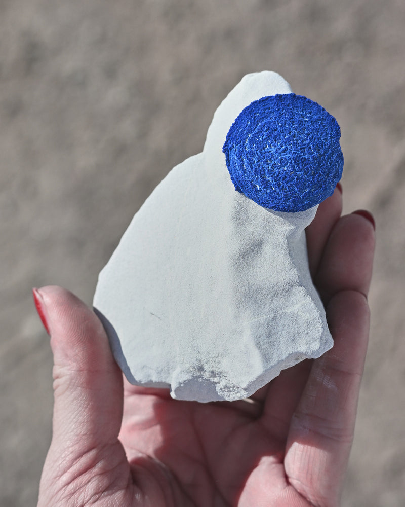 Rare Azurite Sun specimen