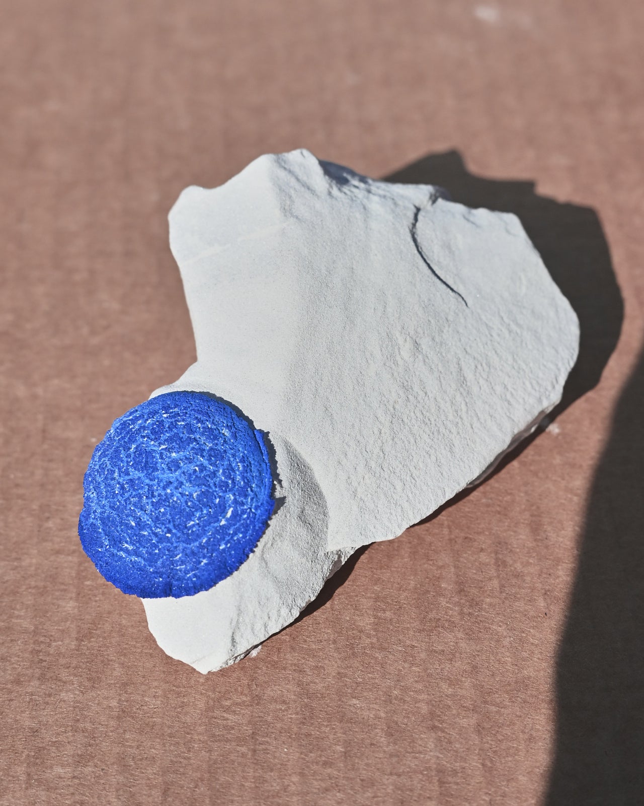 Rare Azurite Sun specimen