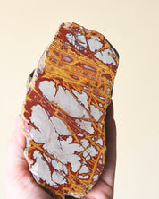Noreena Jasper Slab – Australia No. 657 - jasper crystal polished slab close up detail