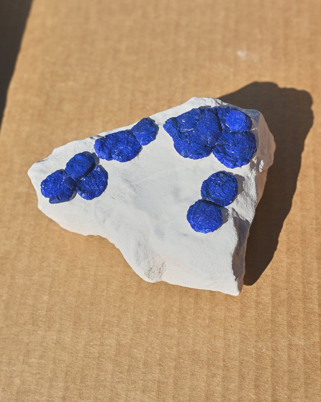 Rare Azurite Sun specimen