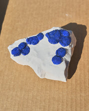 Rare Azurite Sun specimen