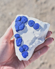 Rare Azurite Sun specimen