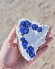 Rare Azurite Sun specimen