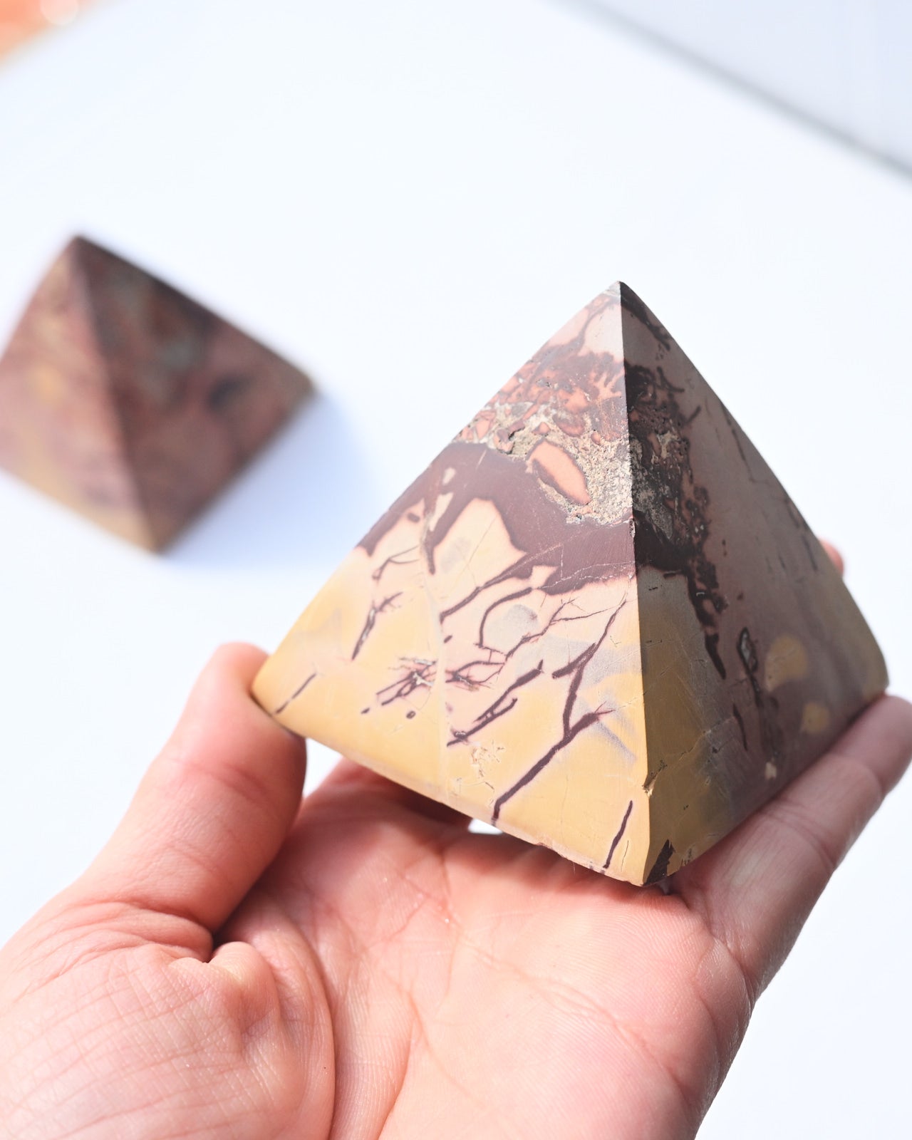 Moroccan Polychrome Jasper Pyramid - Image 3