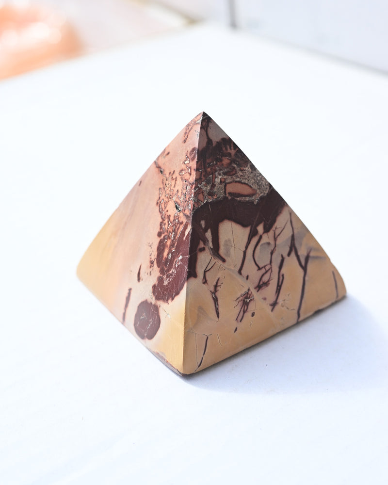 Moroccan Polychrome Jasper Pyramid
