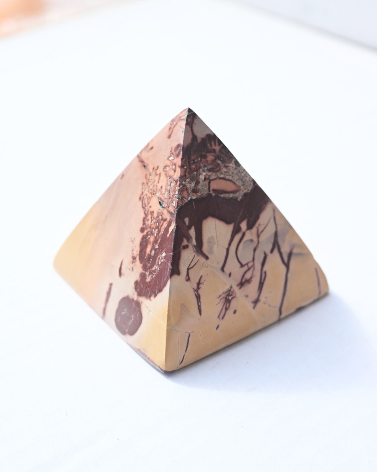 Moroccan Polychrome Jasper Pyramid - Image 1