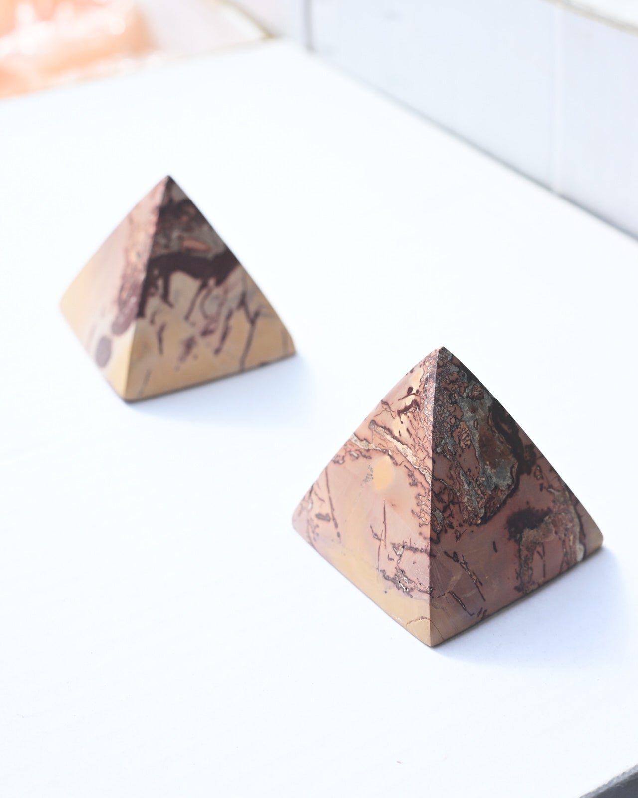 Moroccan Polychrome Jasper Pyramid - Image 5