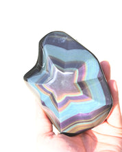 Rainbow Obsidian Star Freeform 5in