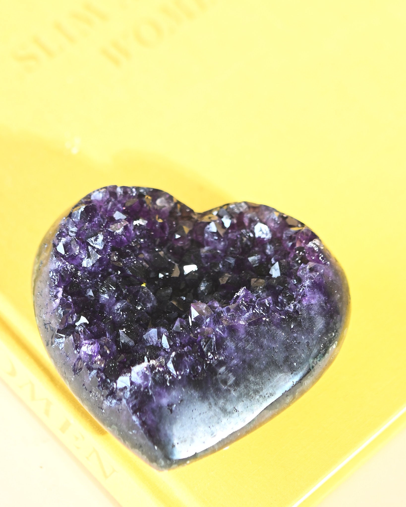 Amethyst Geode Heart