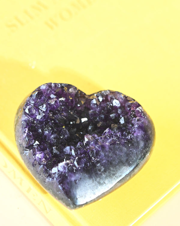 Amethyst Geode Heart