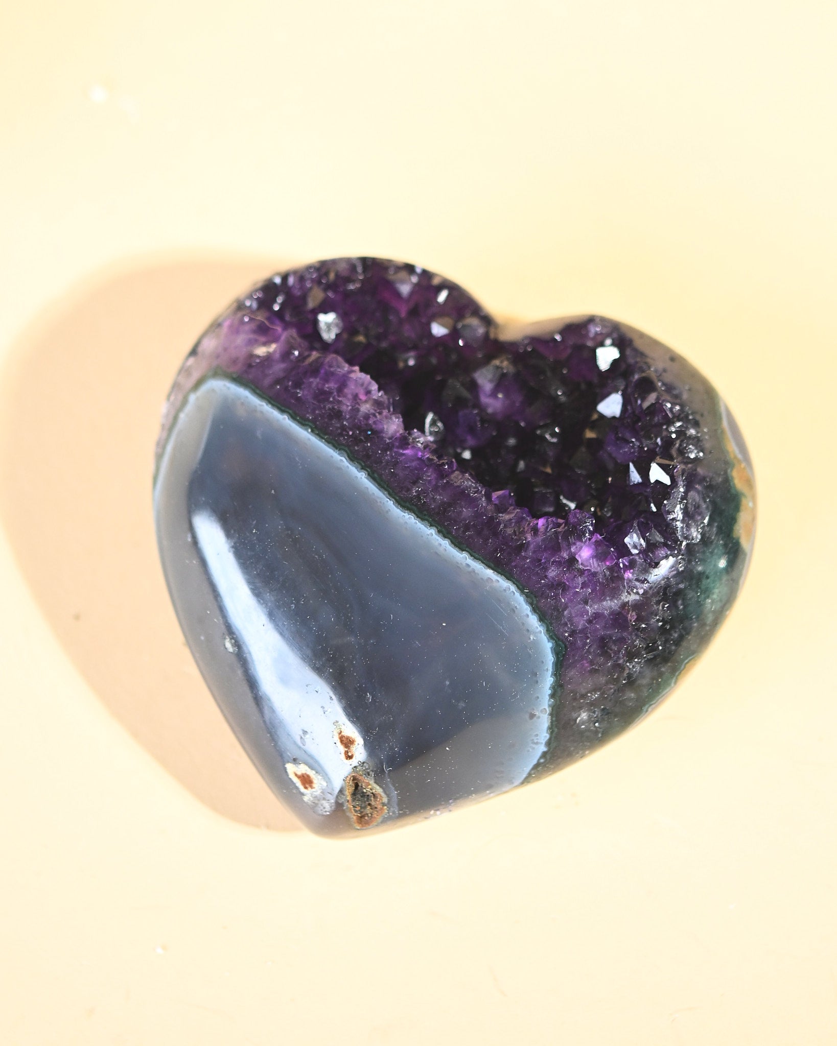 Amethyst Geode Heart