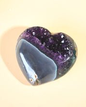 Amethyst Geode Heart