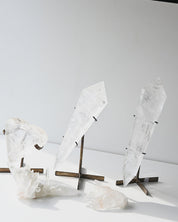 Clear Quartz Heart on Stand 3lbs