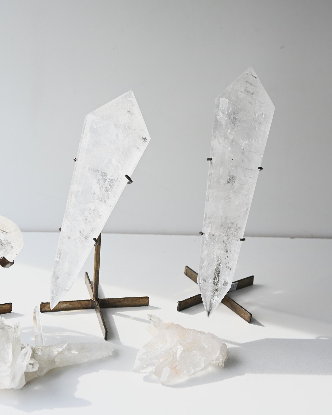 Clear Quartz Heart on Stand 3lbs
