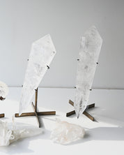 Clear Quartz Heart on Stand 3lbs