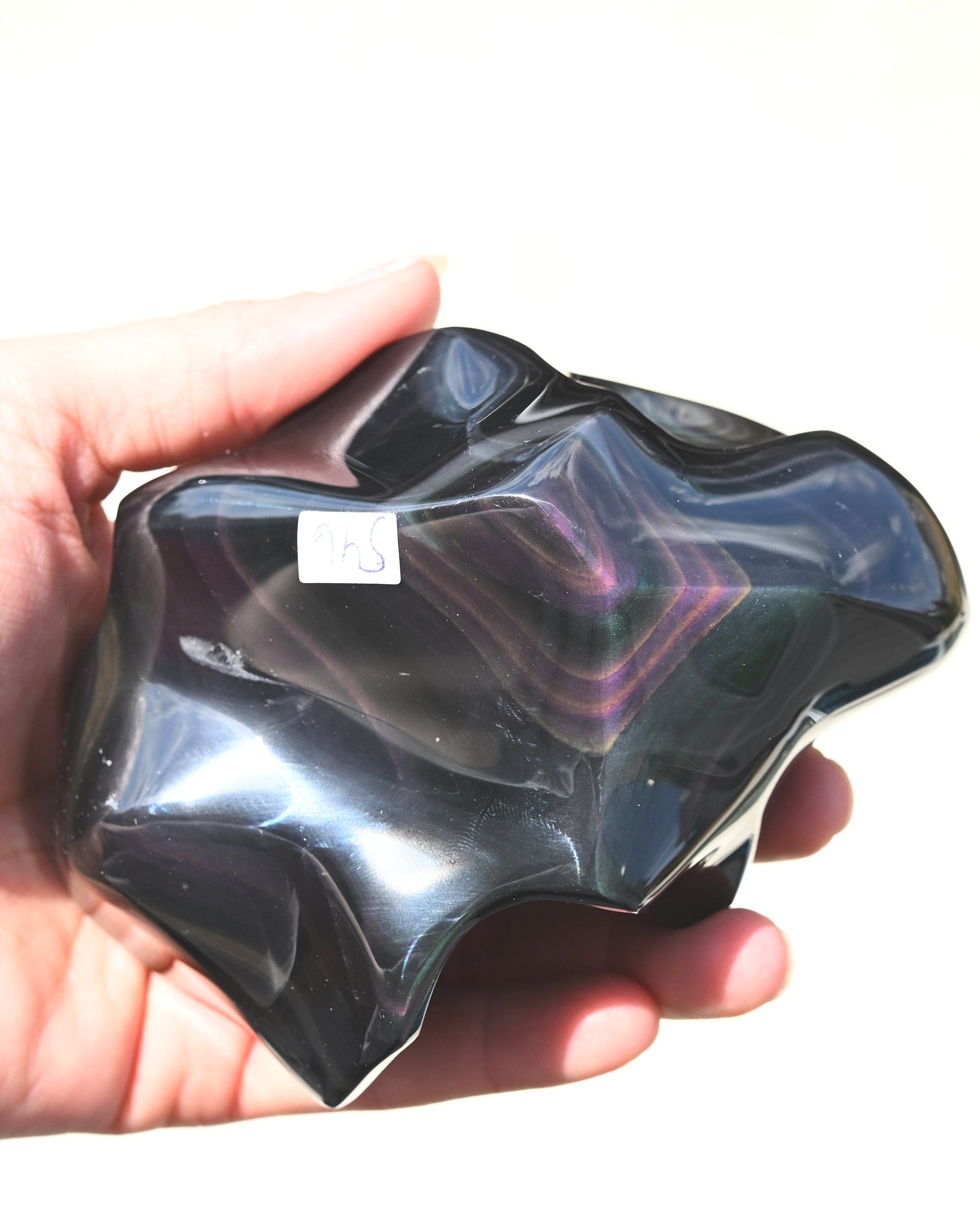 Rainbow Obsidian Abstract Freeform 4in