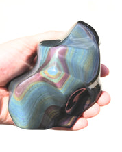 Rainbow Obsidian Abstract Freeform 4in