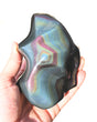 Rainbow Obsidian Abstract Freeform 4in 6.2lbs $360.00