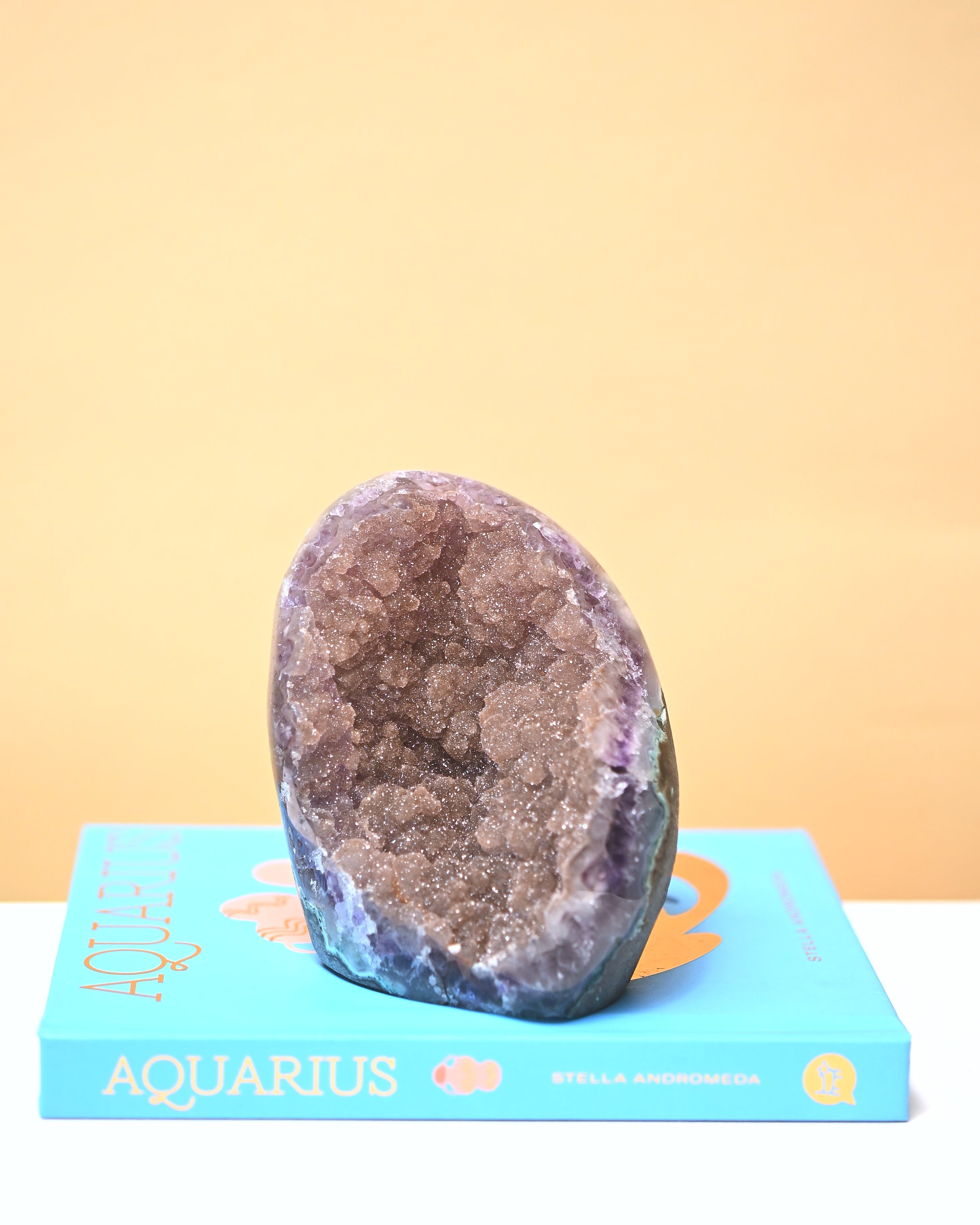 Amethyst Druzy Freeform 4 inch