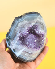 Amethyst Agate Geode Freeform