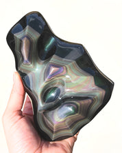 Rainbow Obsidian Abstract Freeform 6in