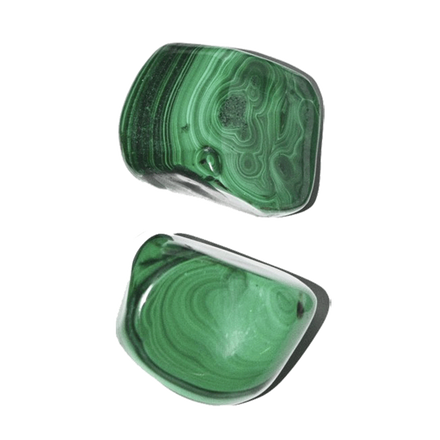 Malachite Tumbled — Malachite crystal specimen
