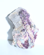 Natural Rough Lepidolite + Aquamarine 5in