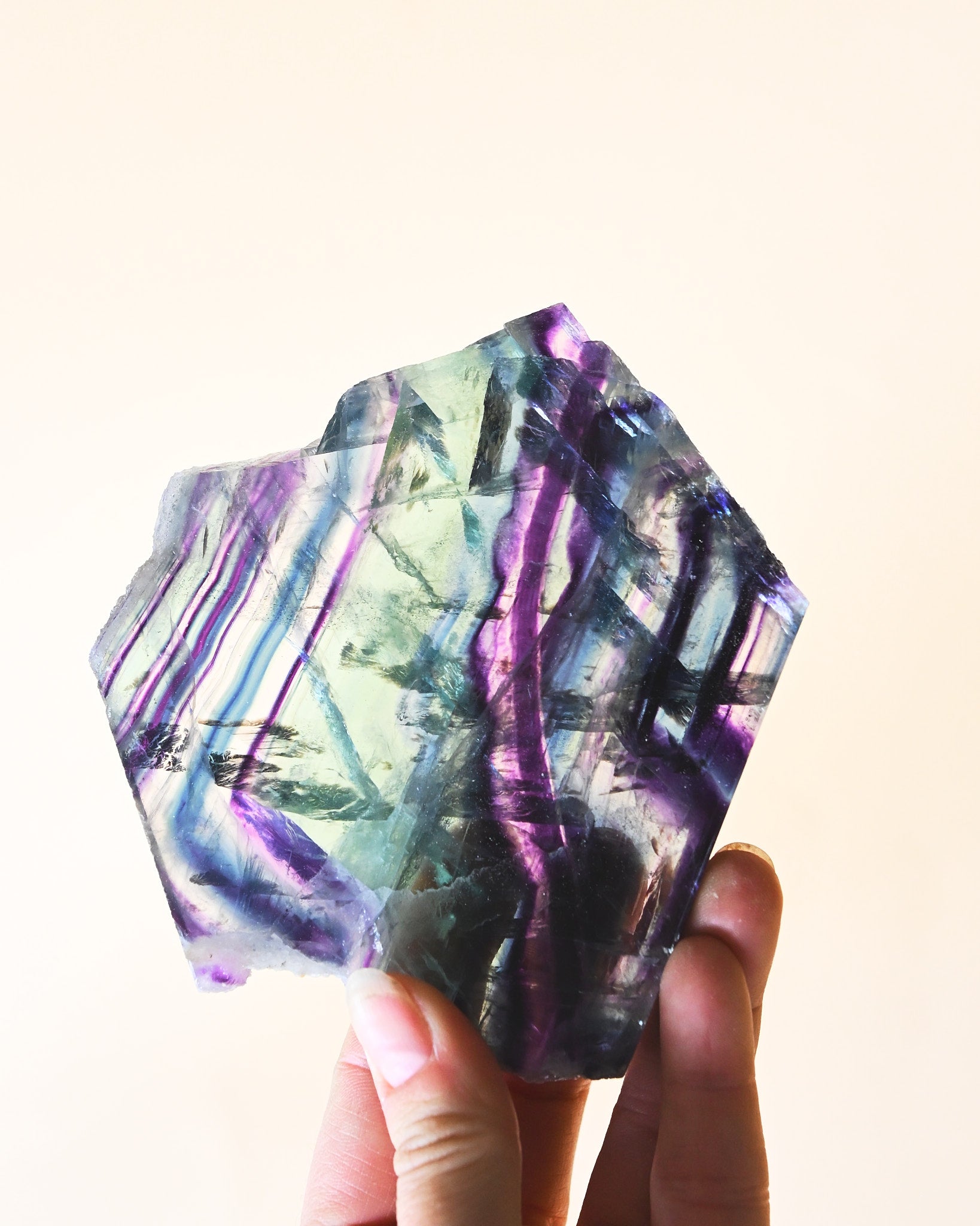 Rainbow Fluorite Slab