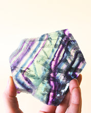 Rainbow Fluorite Slab