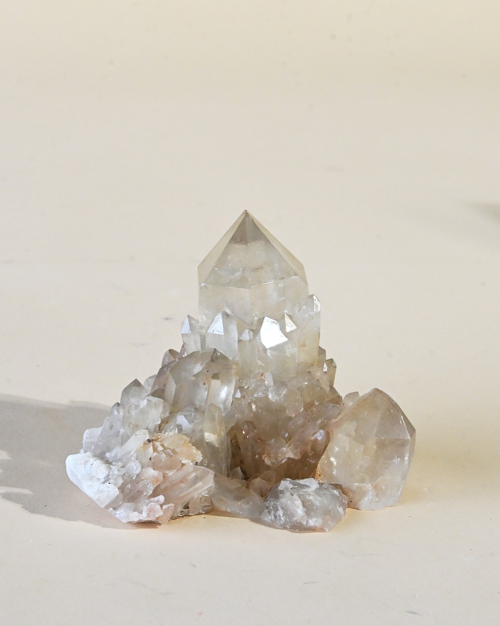 Natural Elestial Citrine Cluster | South Africa