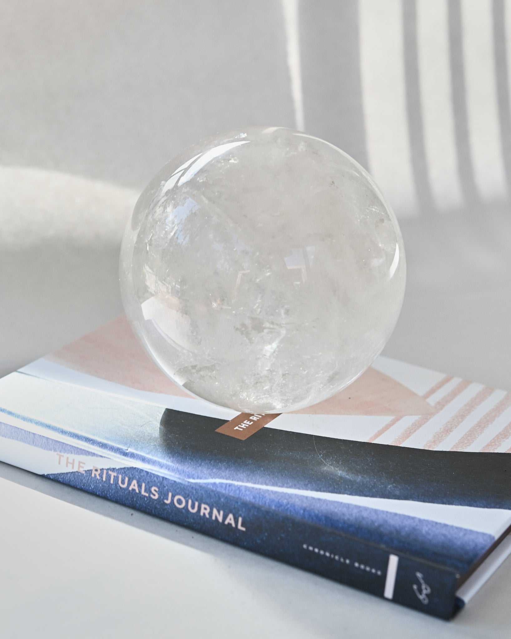 Clear Quartz Sphere XL 2.6lbs