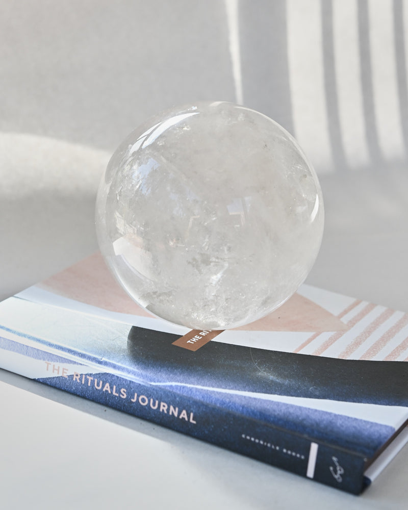 Clear Quartz Sphere XL 2.6lbs