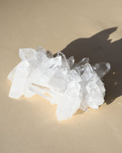 Clear Quartz Crystal Cluster 6in