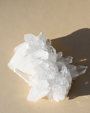 Clear Quartz Crystal Cluster 6in