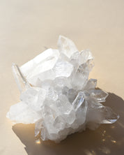 Clear Quartz Crystal Cluster 6in