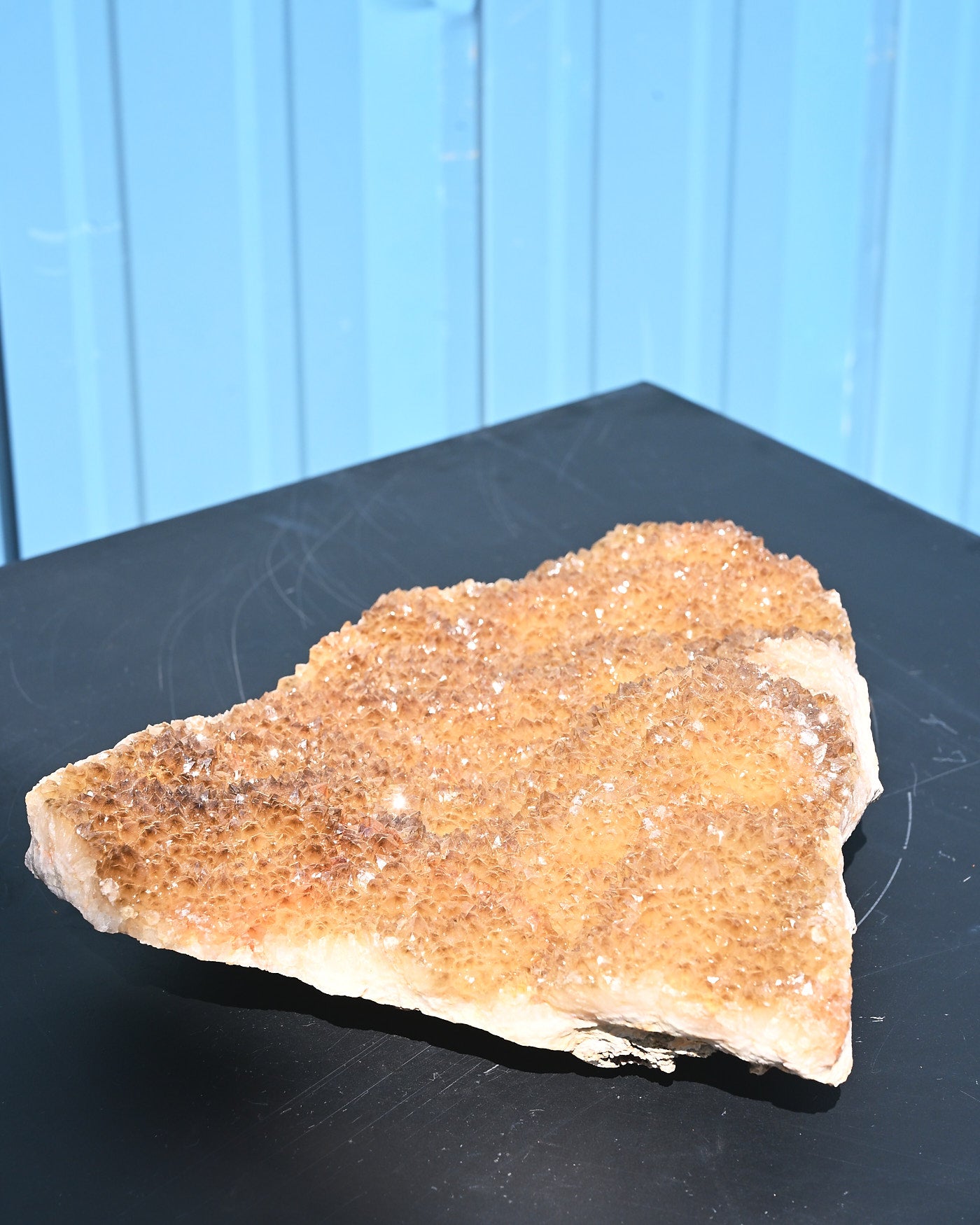 Fossil Algae Citrine Agate angle