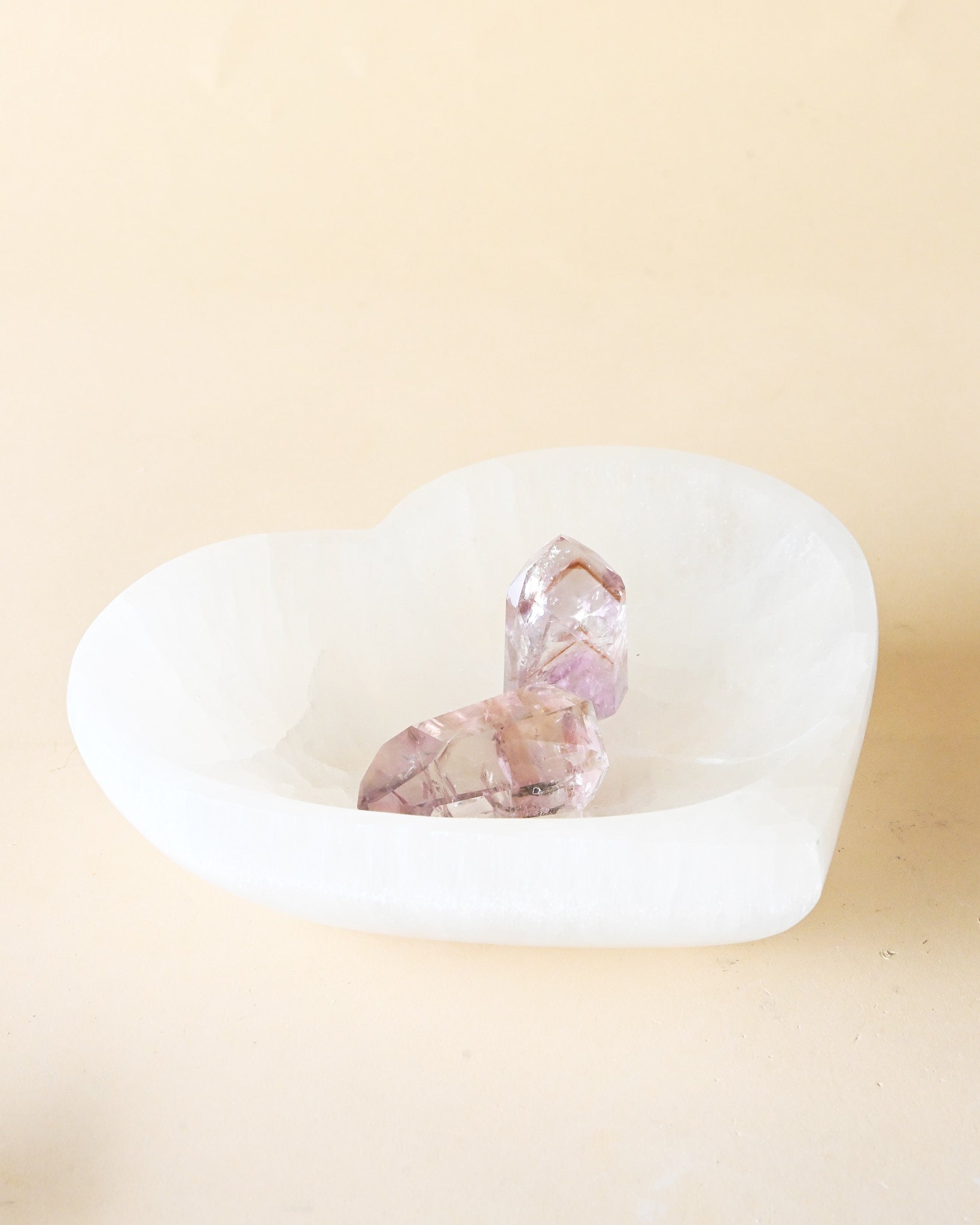 Selenite Heart Bowl - Image 6
