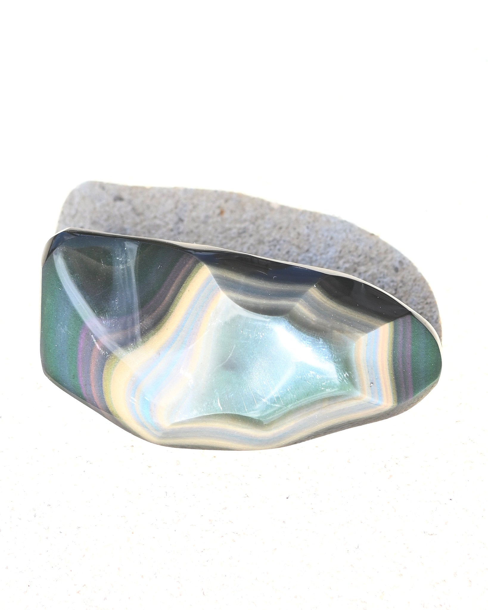 Rainbow Obsidian Abstract Freeform