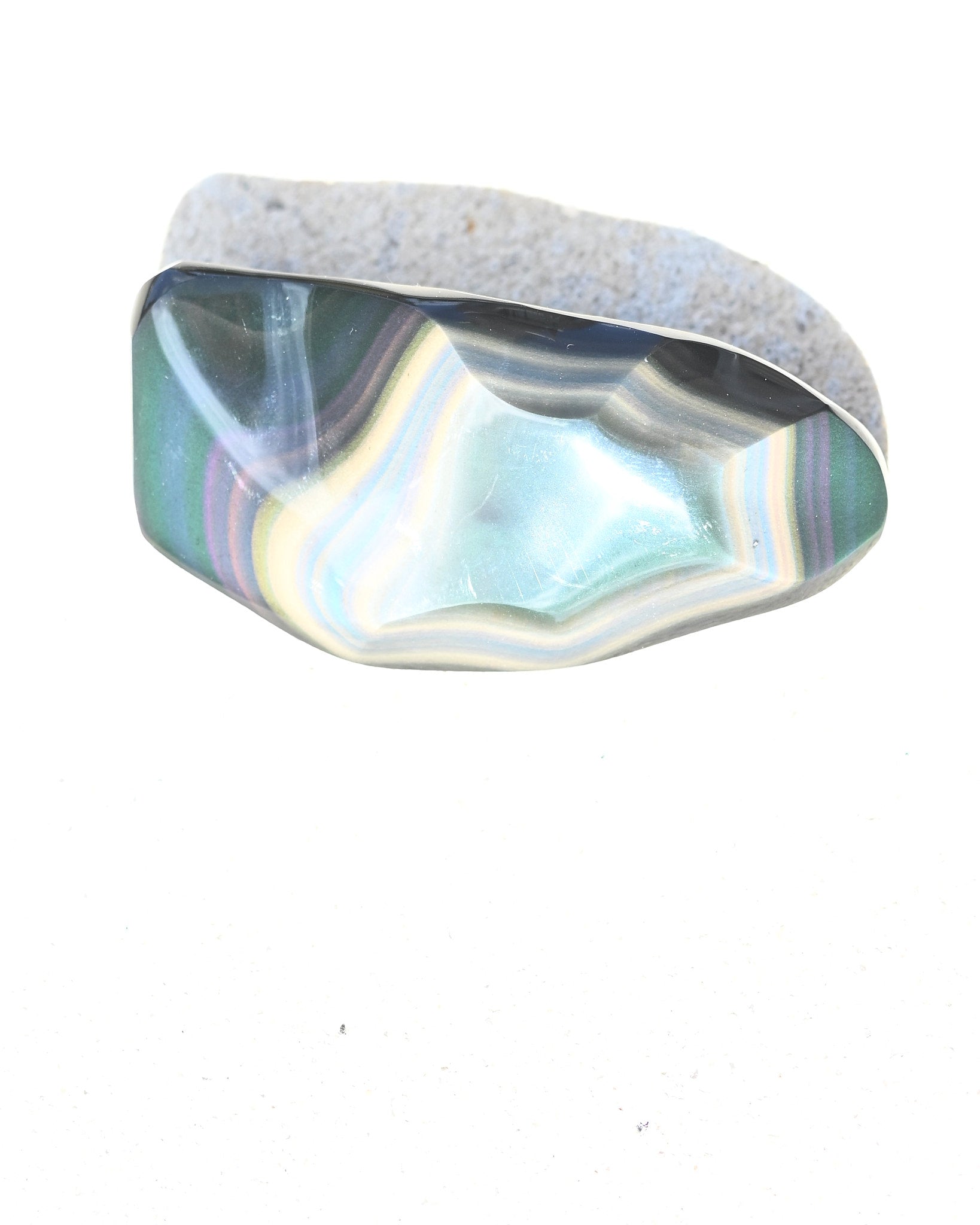 Rainbow Obsidian Abstract Freeform