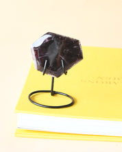 Trapiche Amethyst Slice on Stand