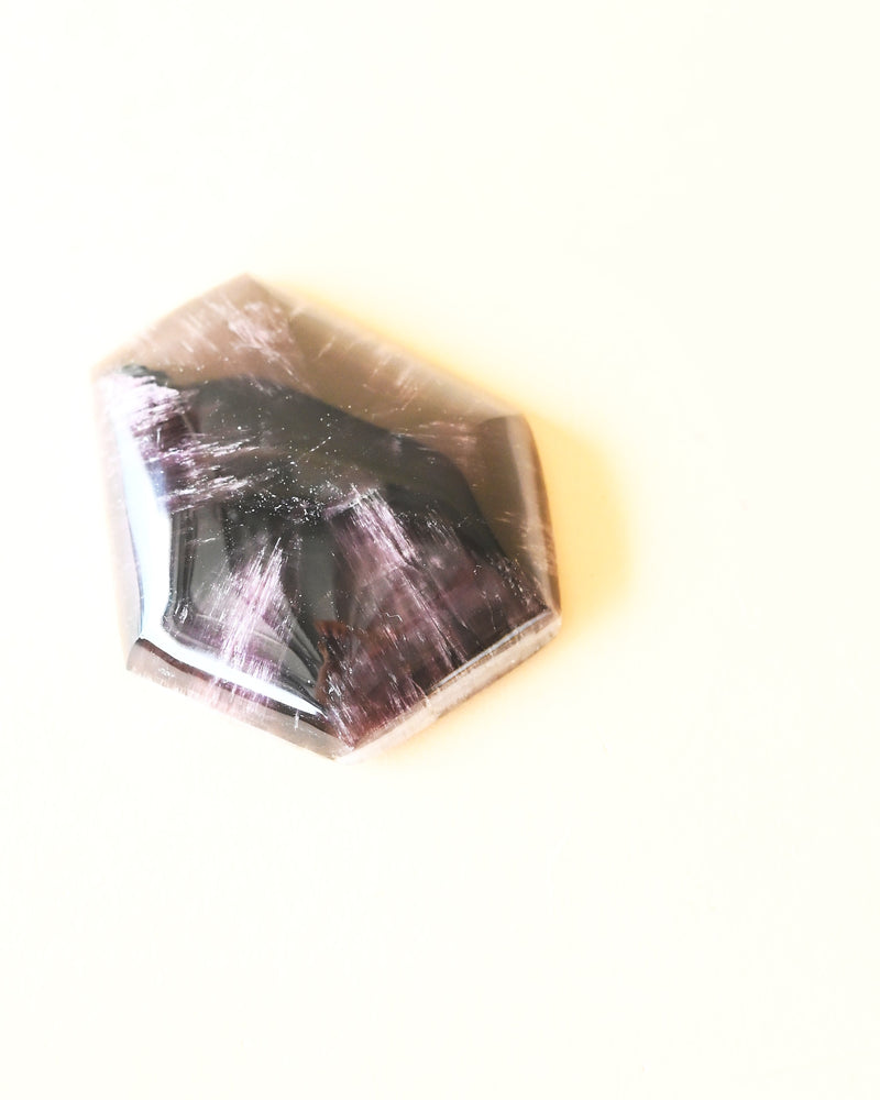 Trapiche Amethyst Slice on Stand 228g No. 82