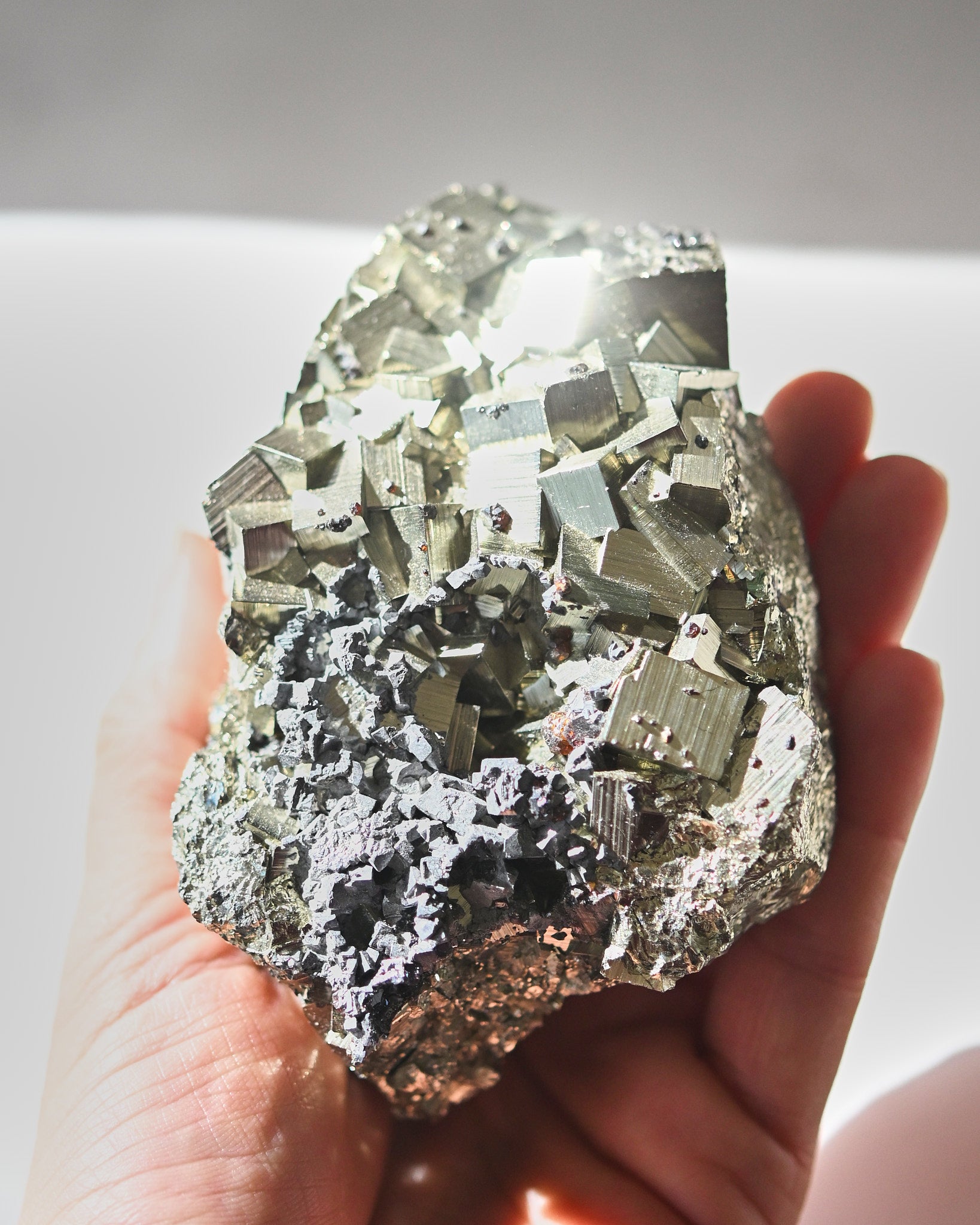 Cubic Pyrite w Sphalerite 1.8lbs